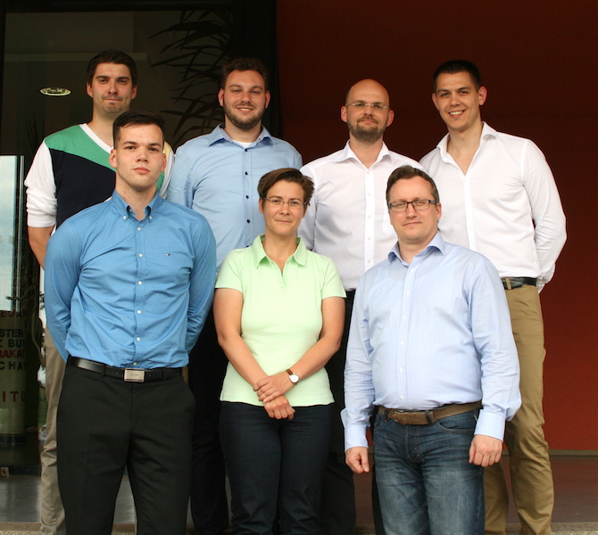 Der Vorstand des BVSA (v.l.n.r.): Alexander Rolle, Tobias Heinig, Philipp Streit, Dr. Sandra Wippermann, Thomas Schaarschmidt, Karsten Stier, Carsten Straube) // Foto: BVSA