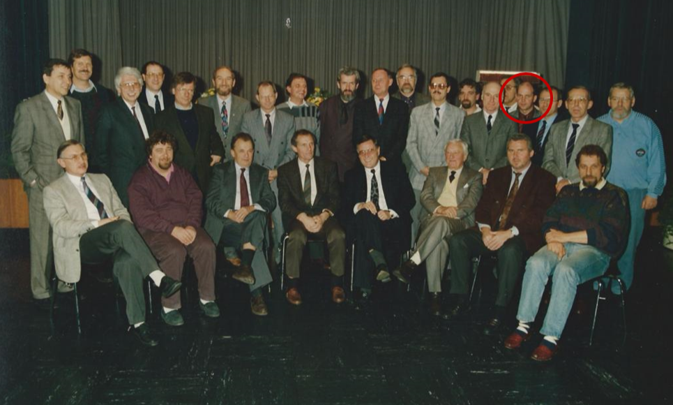 Verbandstag Vereinigung DBV und DBB 1991; Ockert hinten rechts / © Wolfgang Ockert