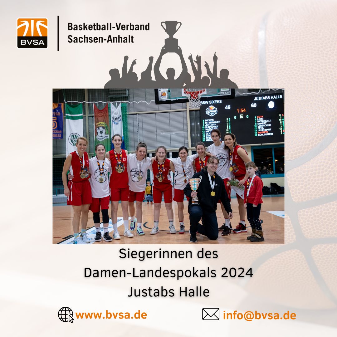 Siegerinnen des Damenpokalfinals Justabs Donkeys in Sandersdorf 2024