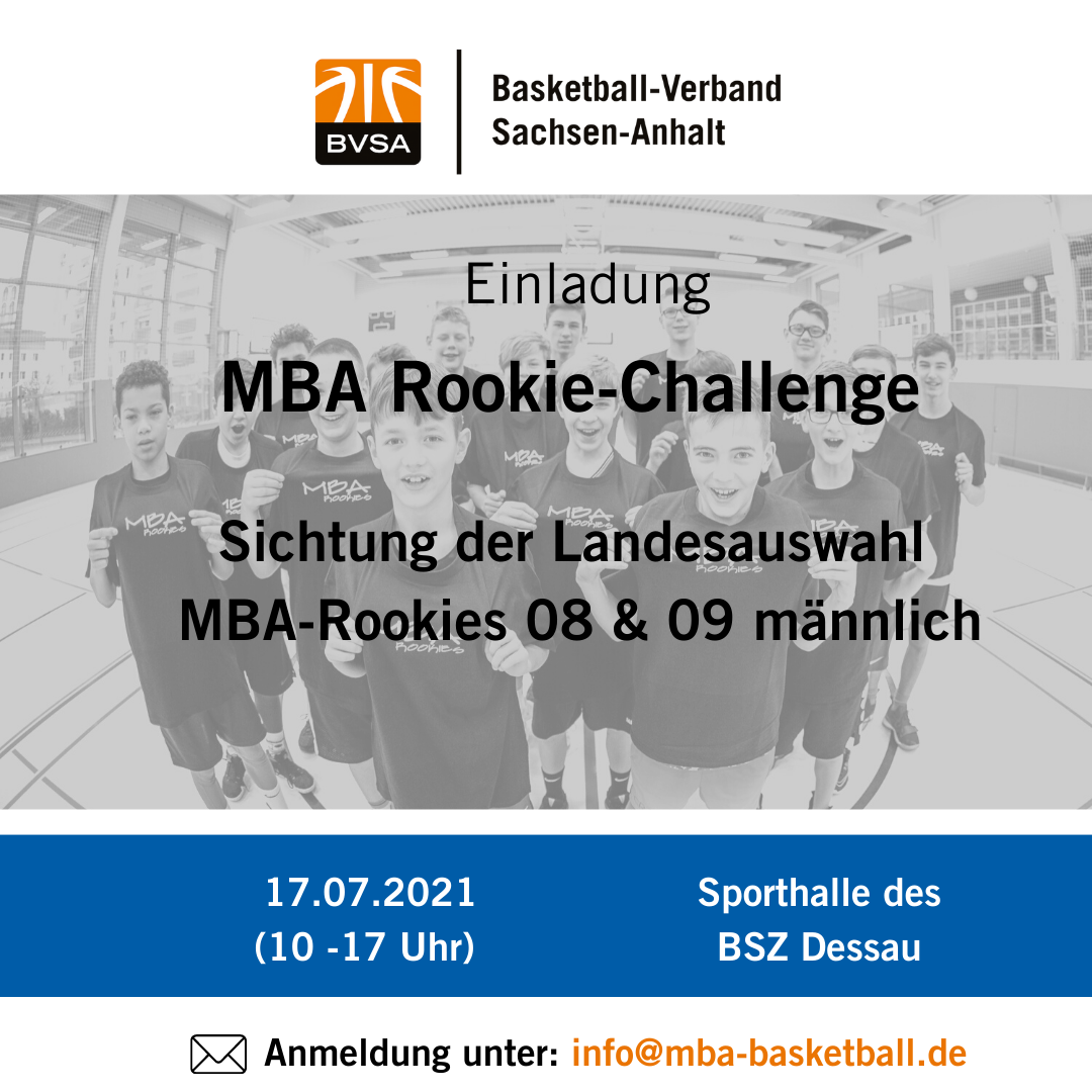 MBA-Rookie Challenge // Grafik: BVSA